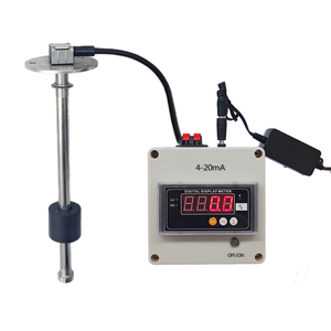 Industrial Multi-Liquid Level Sensor Kit - 4-20mA Transmitter with Programmable DC/AC Gauge for Fuel, Coolant & Detergent Tanks
