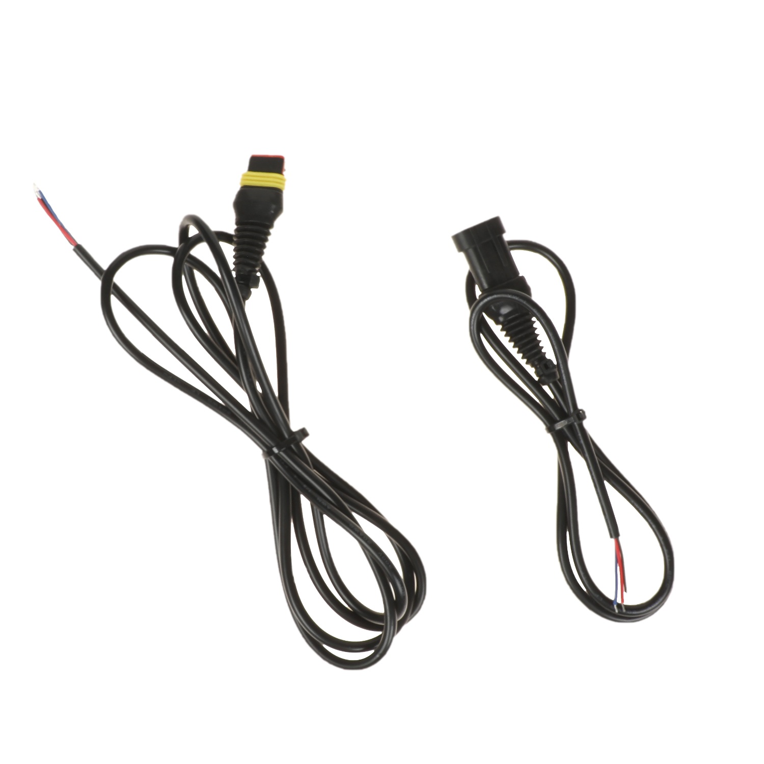 Custom-Length 2-Core UL2464 Wire with Connector for Sensor & Switch Extension