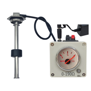 Water Level Sensor with Pointer White Water Level Gauge for Marine Water Tank Holding Water Tank 0-190ohm