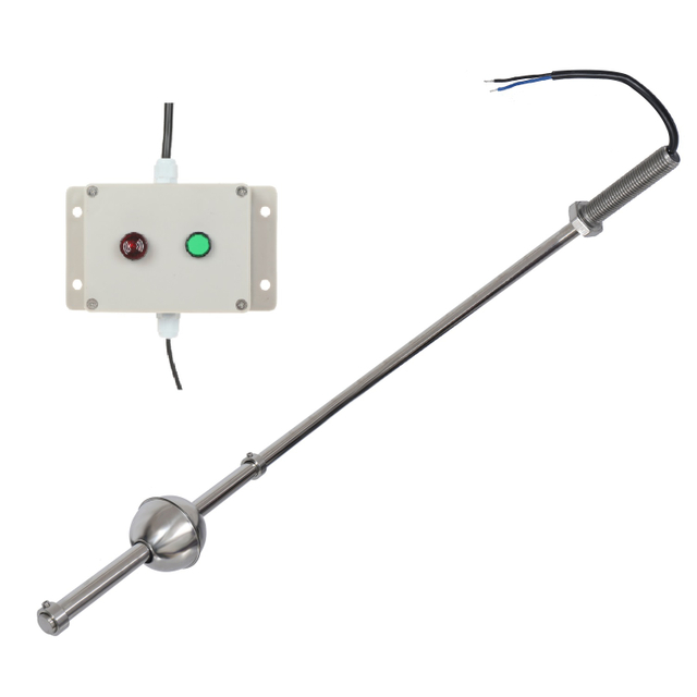 Industrial Level Sensor with Alarm Configuration and Display Box for Liquid Monitoring