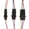 Custom-Length 2-Core UL2464 Wire with Connector for Sensor & Switch Extension
