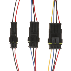 Custom-Length 2-Core UL2464 Wire with Connector for Sensor & Switch Extension