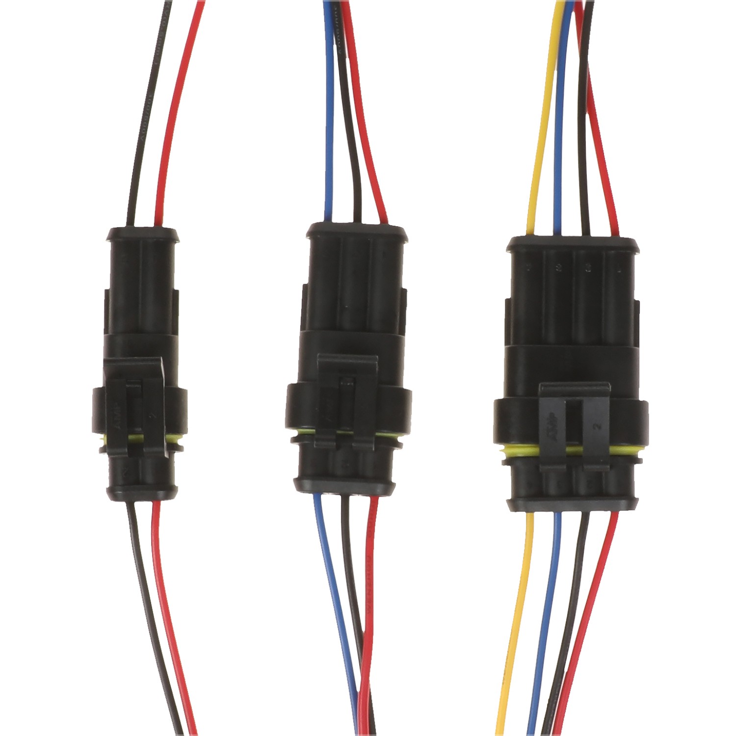 Custom-Length 2-Core UL2464 Wire with Connector for Sensor & Switch Extension