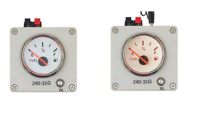 Fuel Level Sensor with Pointer White Fuel Level Gauge for Generator Set