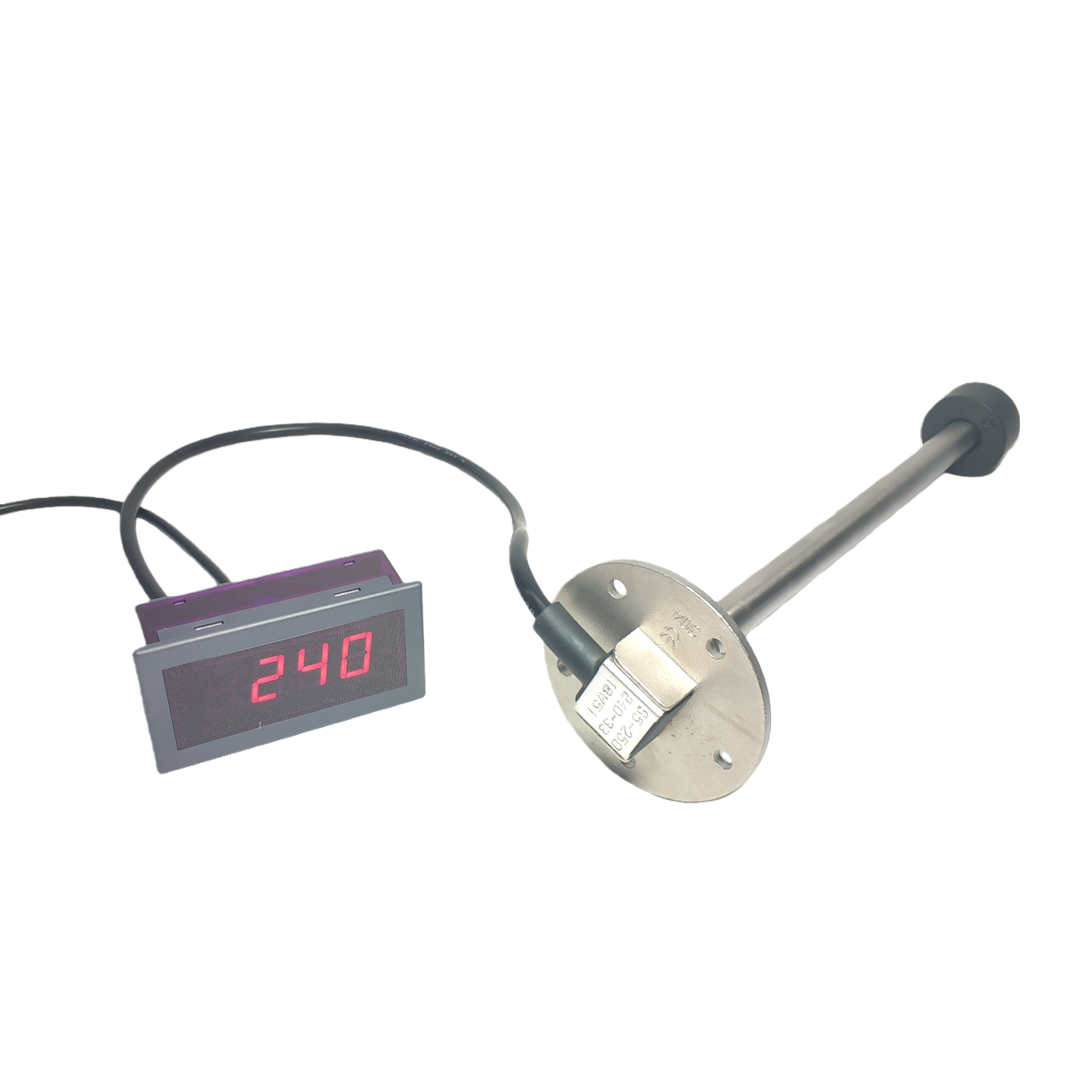 12V/24V DC Input 0-5V 4-20mA 0-190ohm 240-33ohm Percentage Display Fuel/water Level Sensor Gauge