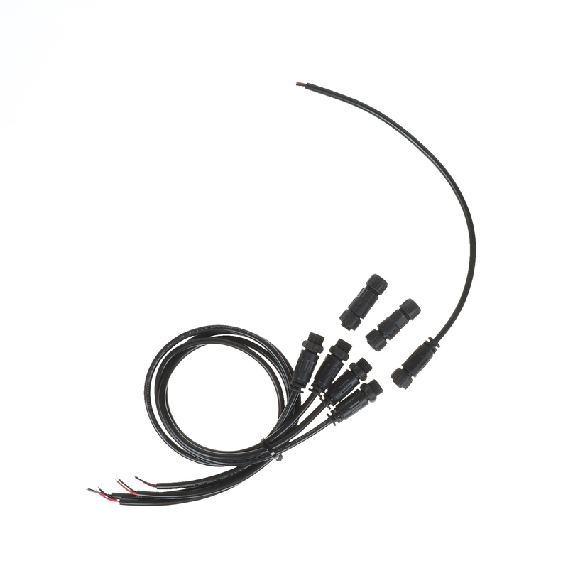 Custom-Length 2-Core UL2464 Wire with Connector for Sensor & Switch Extension