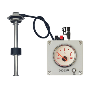Fuel Level Sensor with Pointer White Fuel Level Gauge for Generator Set