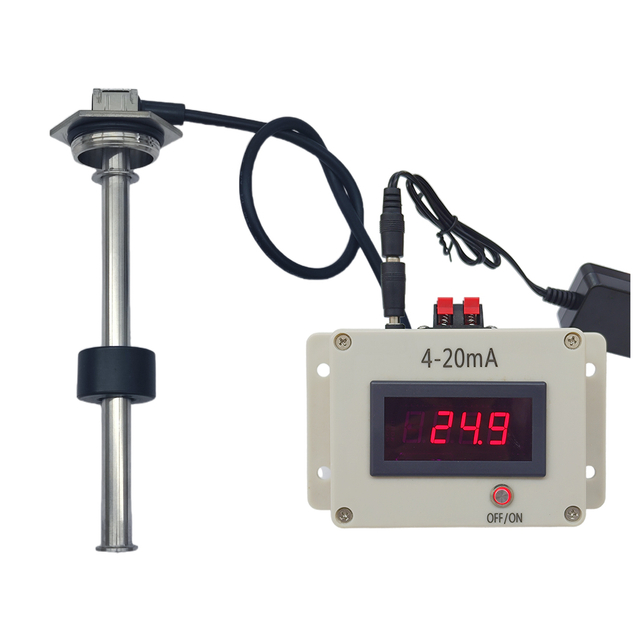 4-20mA AS3-250 Level Sensor with DC Input Display Level Gauge in Percentage for Industrial Cleaning Equipment