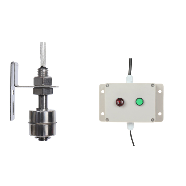 Industrial Level Sensor with Alarm Configuration and Display Box for Liquid Monitoring