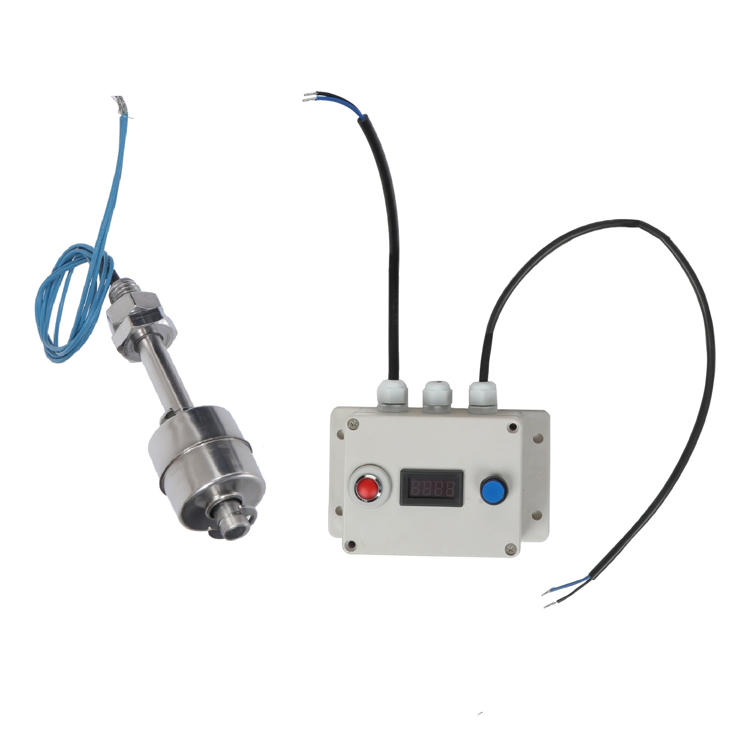 stainless steel Level Switch with Alarm Box and Display for Liquid Level Monitoring